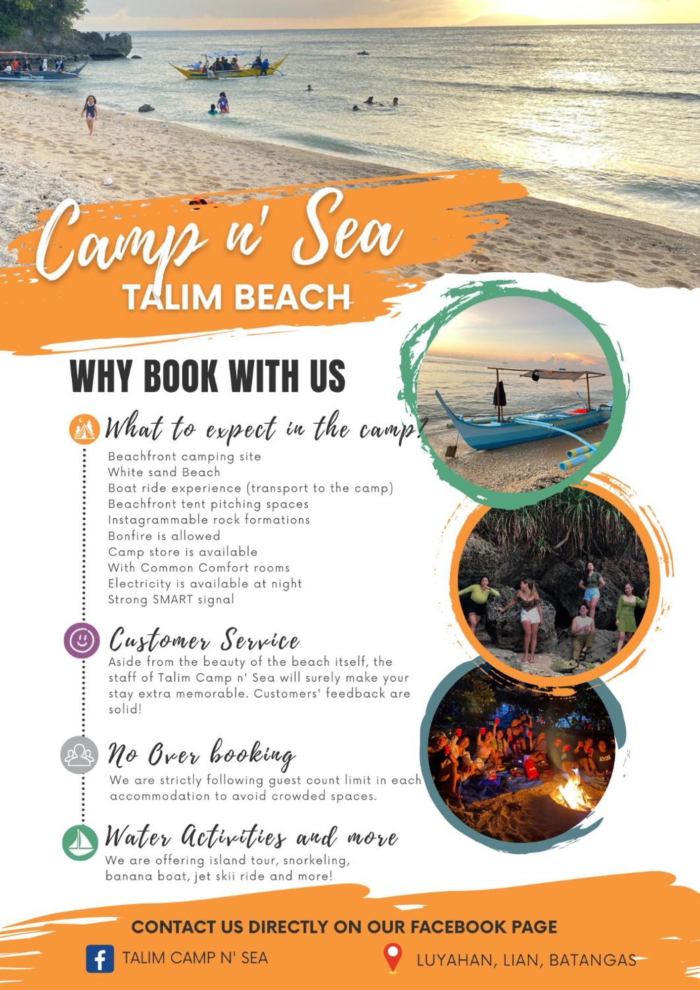 Talim Camp N Sea Beach Camp 利安 外观 照片